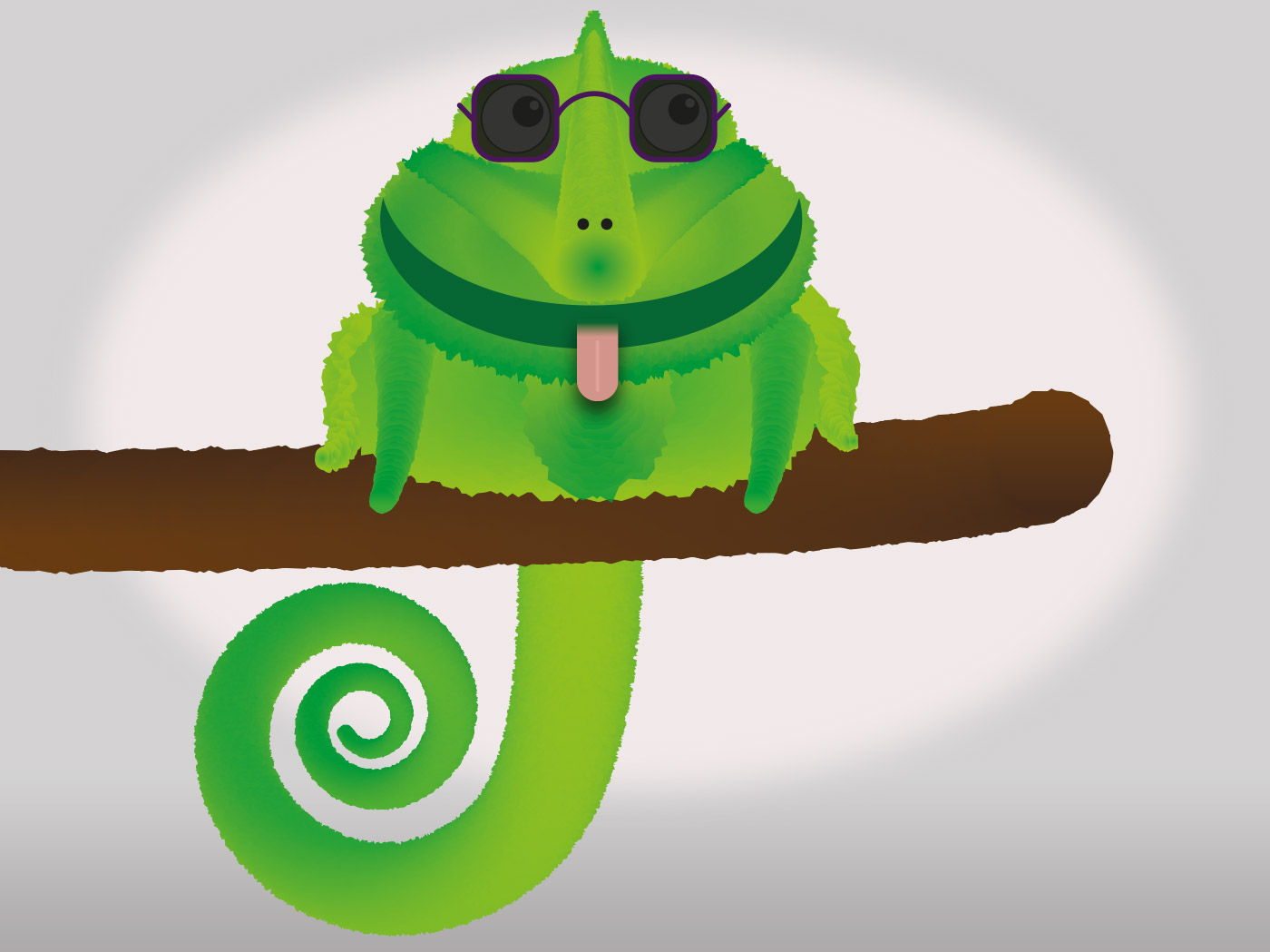 R and Q Characters - Cameron Chameleon