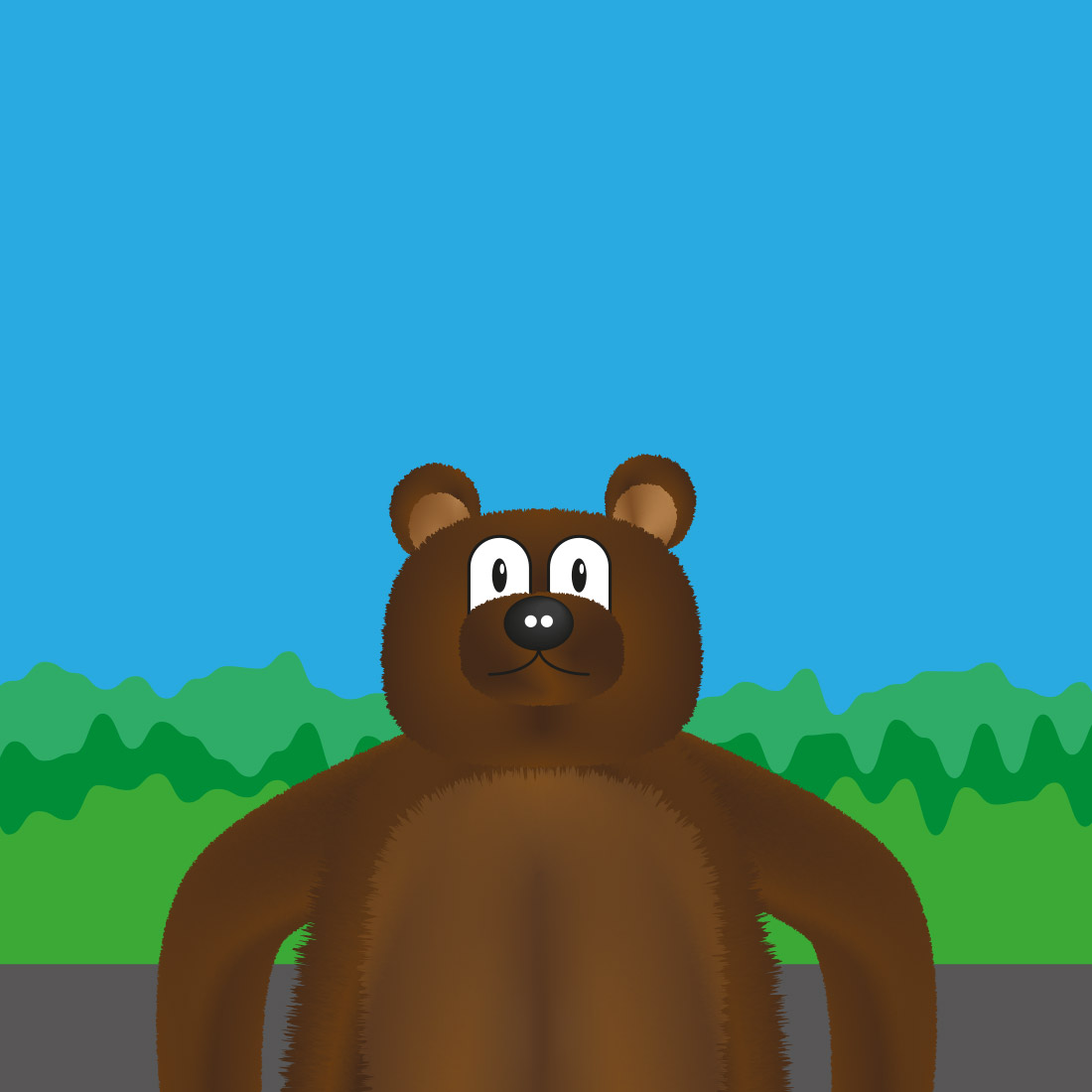R and Q Character - Billy Bear