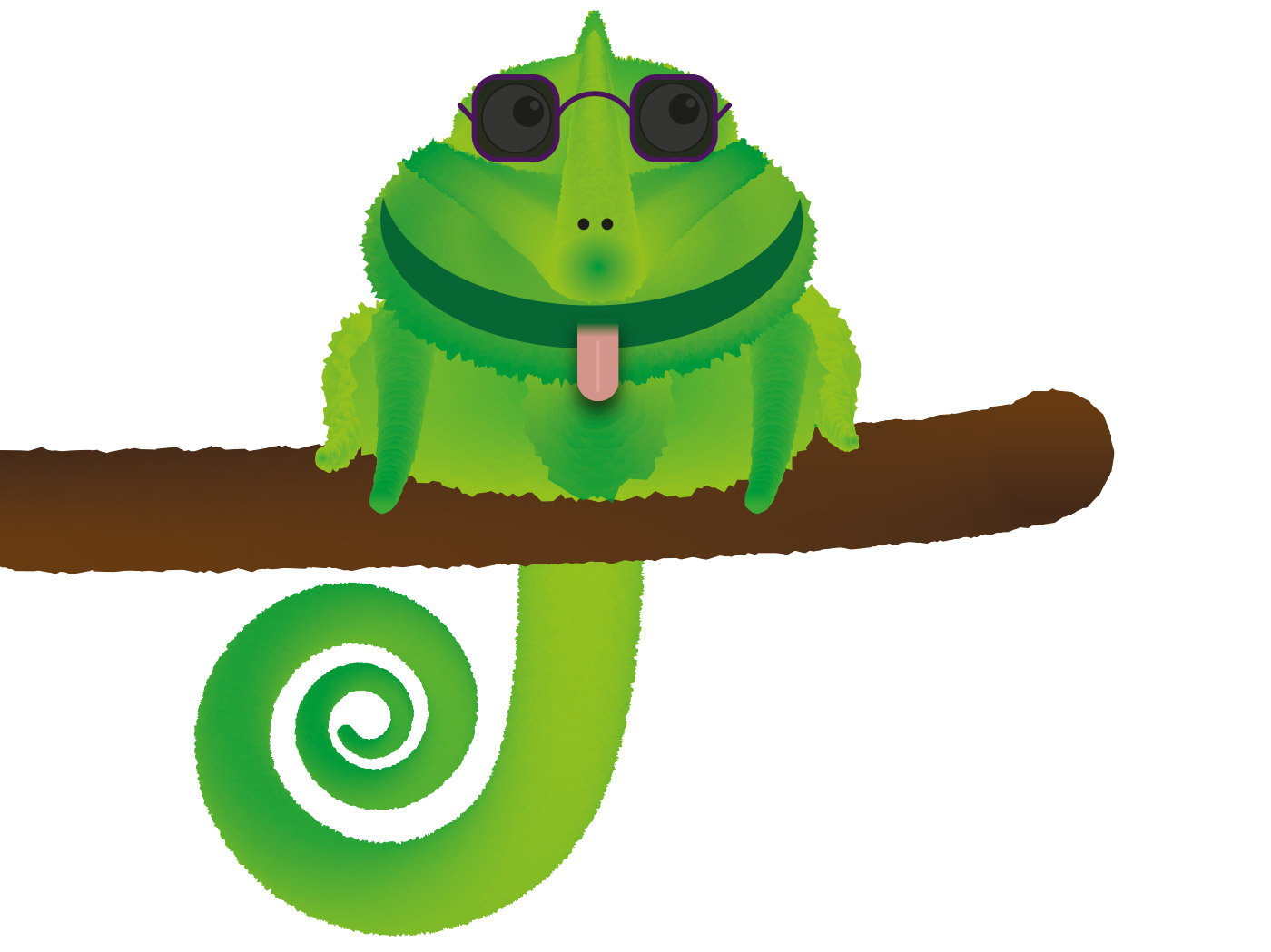 R and Q Character - Cameron Chameleon