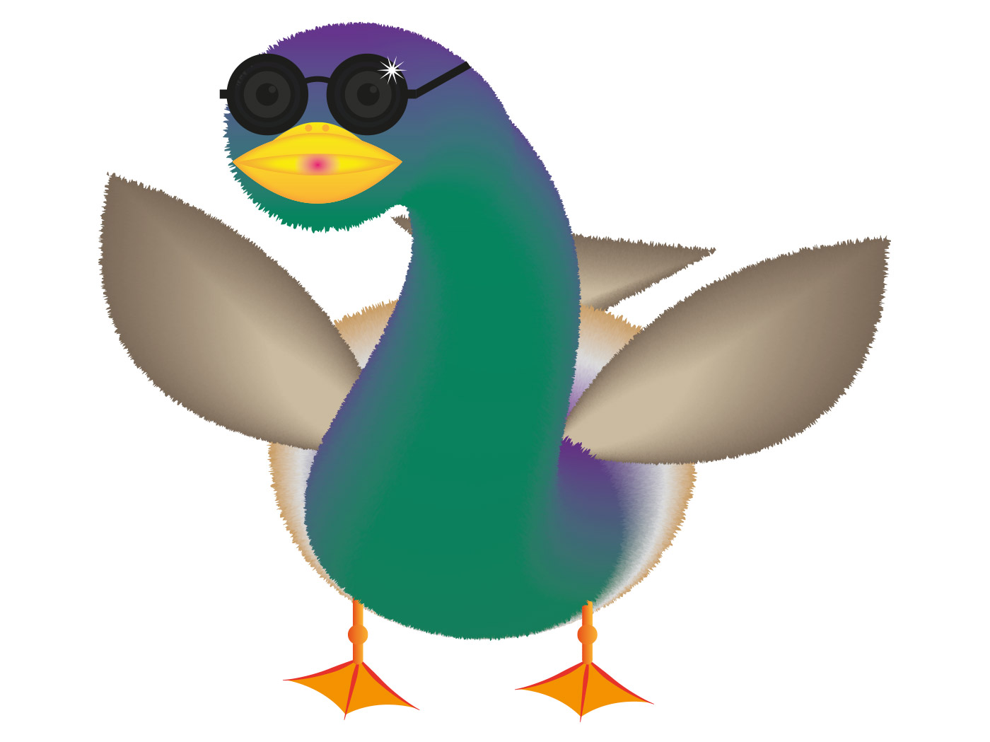 R and Q Character - Danni Duck