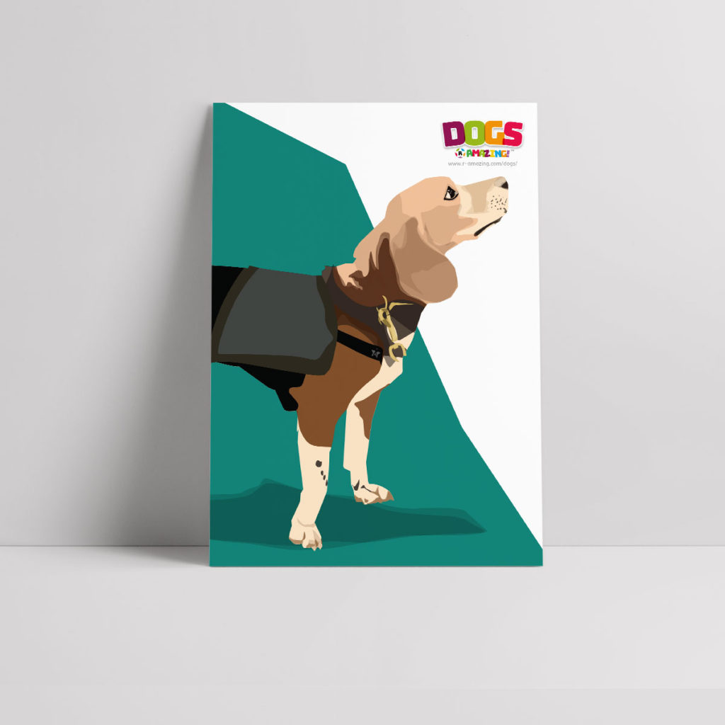 Sniffer Dog ‘R’ Amazing Poster R&Q