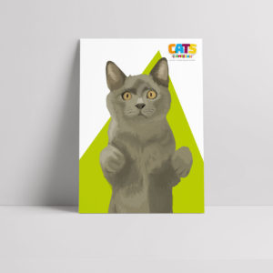 Cats R Amazing Poster - Cat's Name