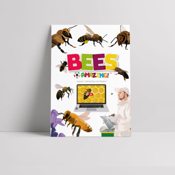 Bees R Amazing Poster