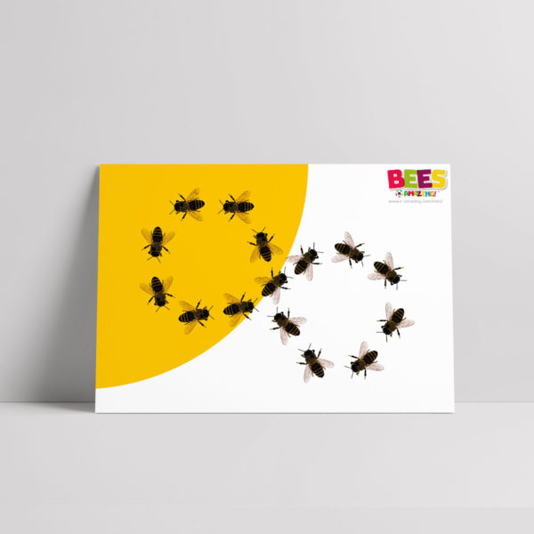 Dancing Bees Poster